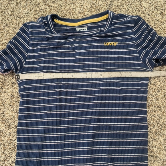 Levi's Little Girls Striped Baby Tee Shirt - Picture 10 of 12